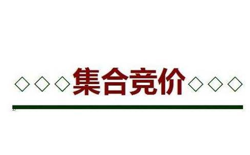 期貨集合競價是什么意思？集合競價